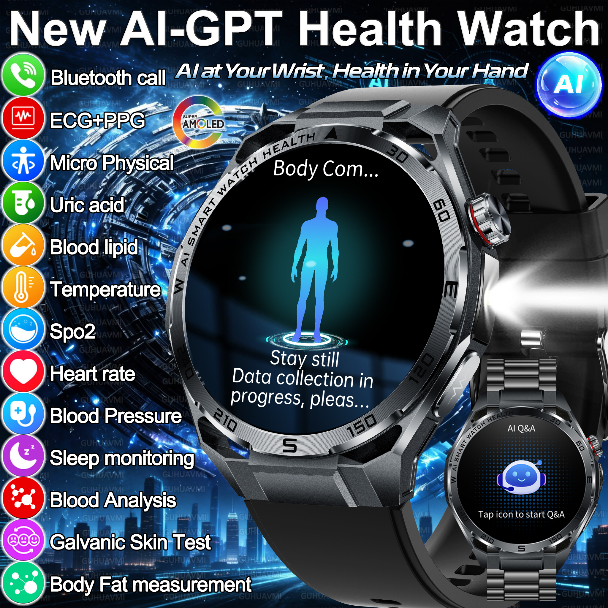 Laser Distance Measure - 2026 New Body Fat AI Analysis