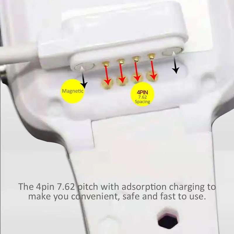 Smart Watch Kids - 4pin 7.62 Pitch Smart Watch Charging