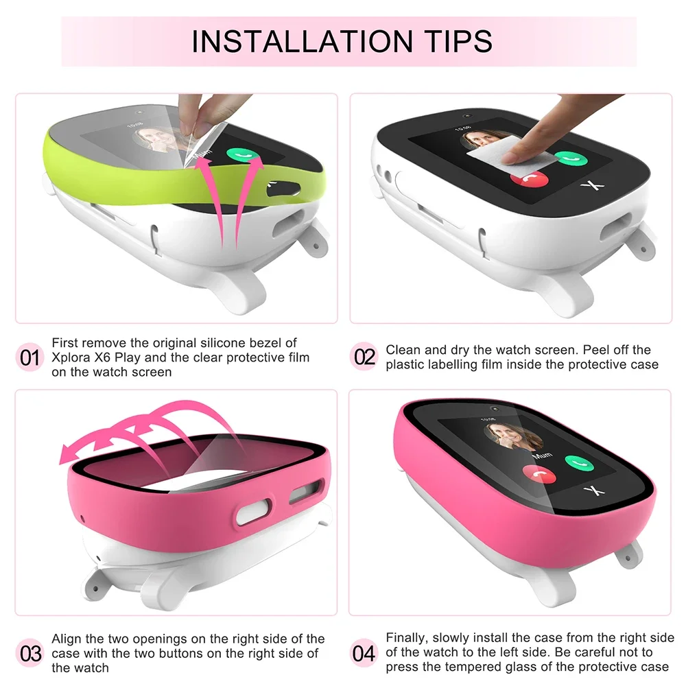 Case for Xploar X6 Play Kids S - đánh giá và giá Smart Watch Kids