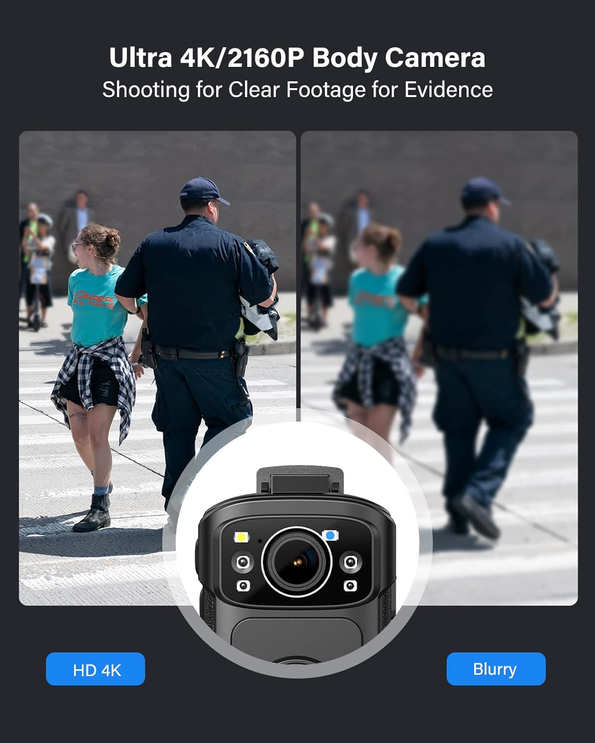 BOBLOV B4K5 4K Body Cam IP68 G - đánh giá và giá Compact Camera Mirrorless