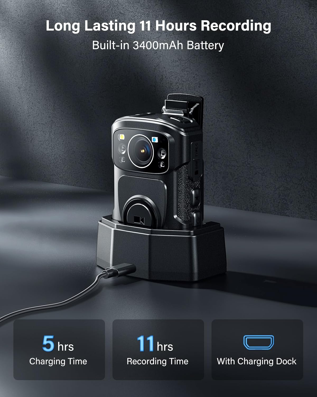 BOBLOV B4K5 4K Body Cam IP68 G - đánh giá và giá Compact Camera Mirrorless