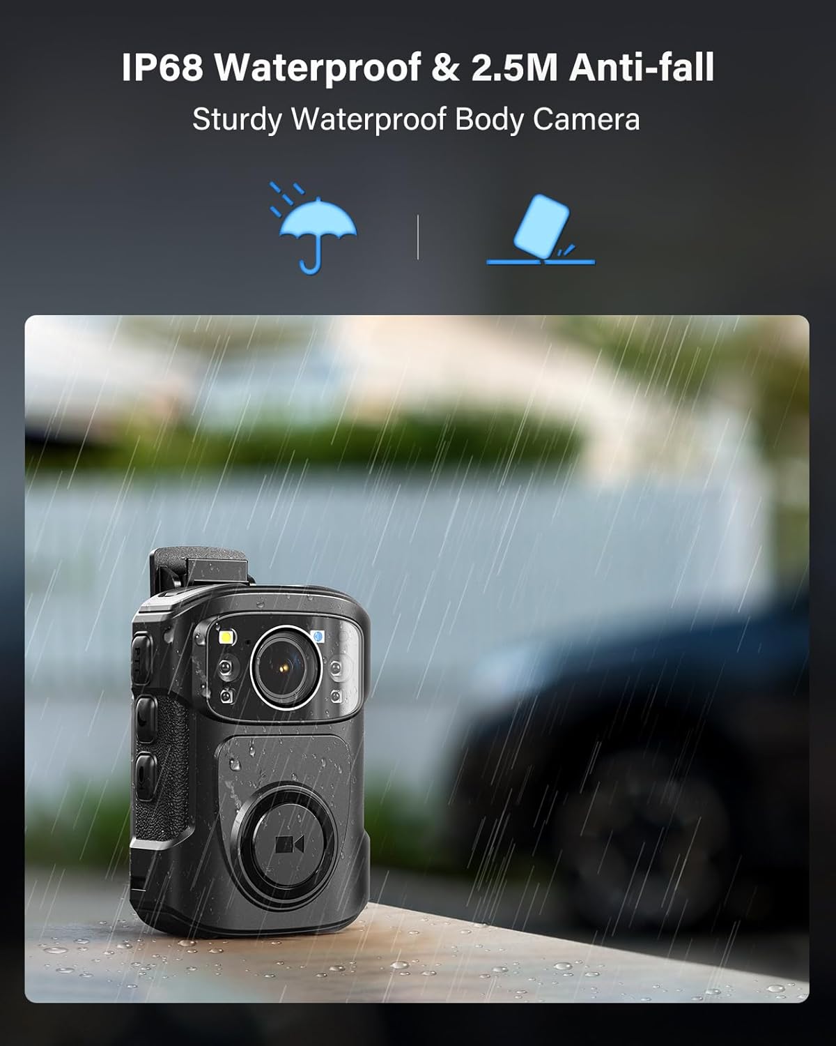 BOBLOV B4K5 4K Body Cam IP68 G - đánh giá và giá Compact Camera Mirrorless