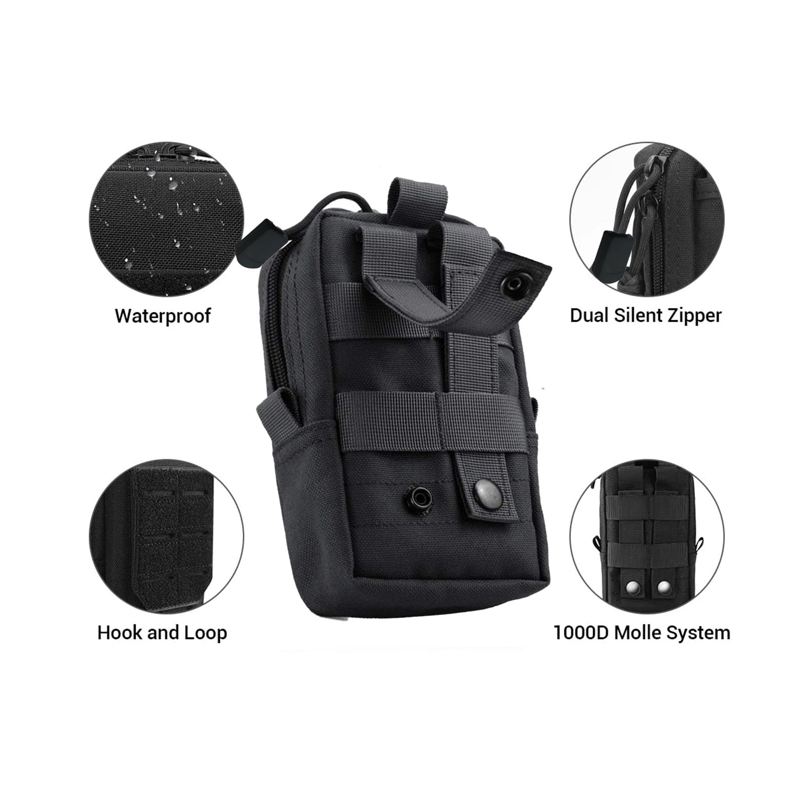 Tactical Molle Pouch Waist Bag - đánh giá và giá Gadgets For Electronics