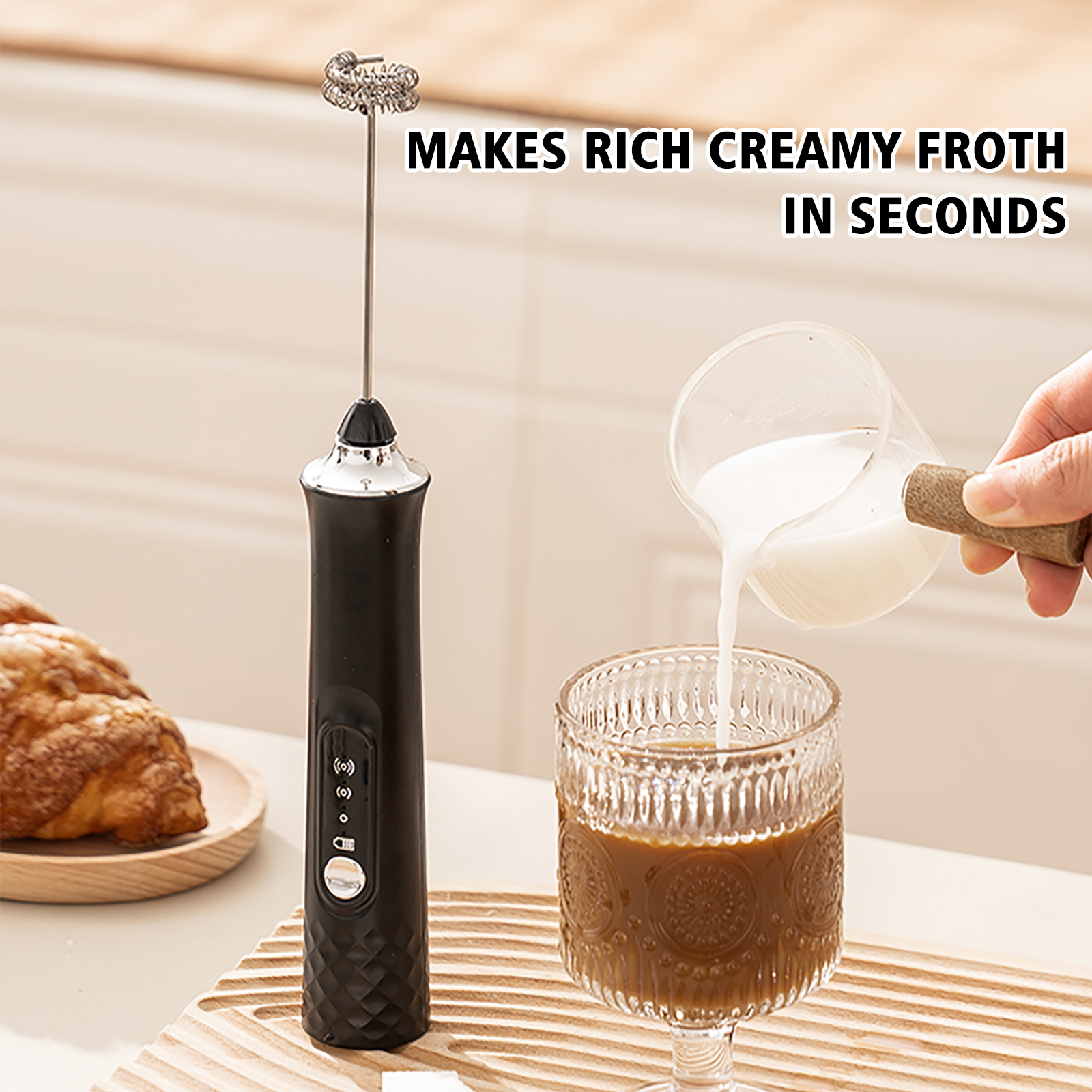 Powerful Electric Milk Frother - đánh giá và giá Kitchen Electronics Gadgets