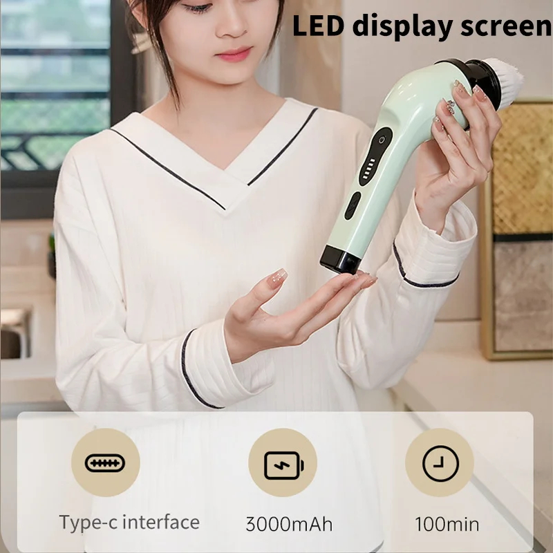 9-in-1 Electric Cleaning Brush - đánh giá và giá Kitchen Electronics Gadgets