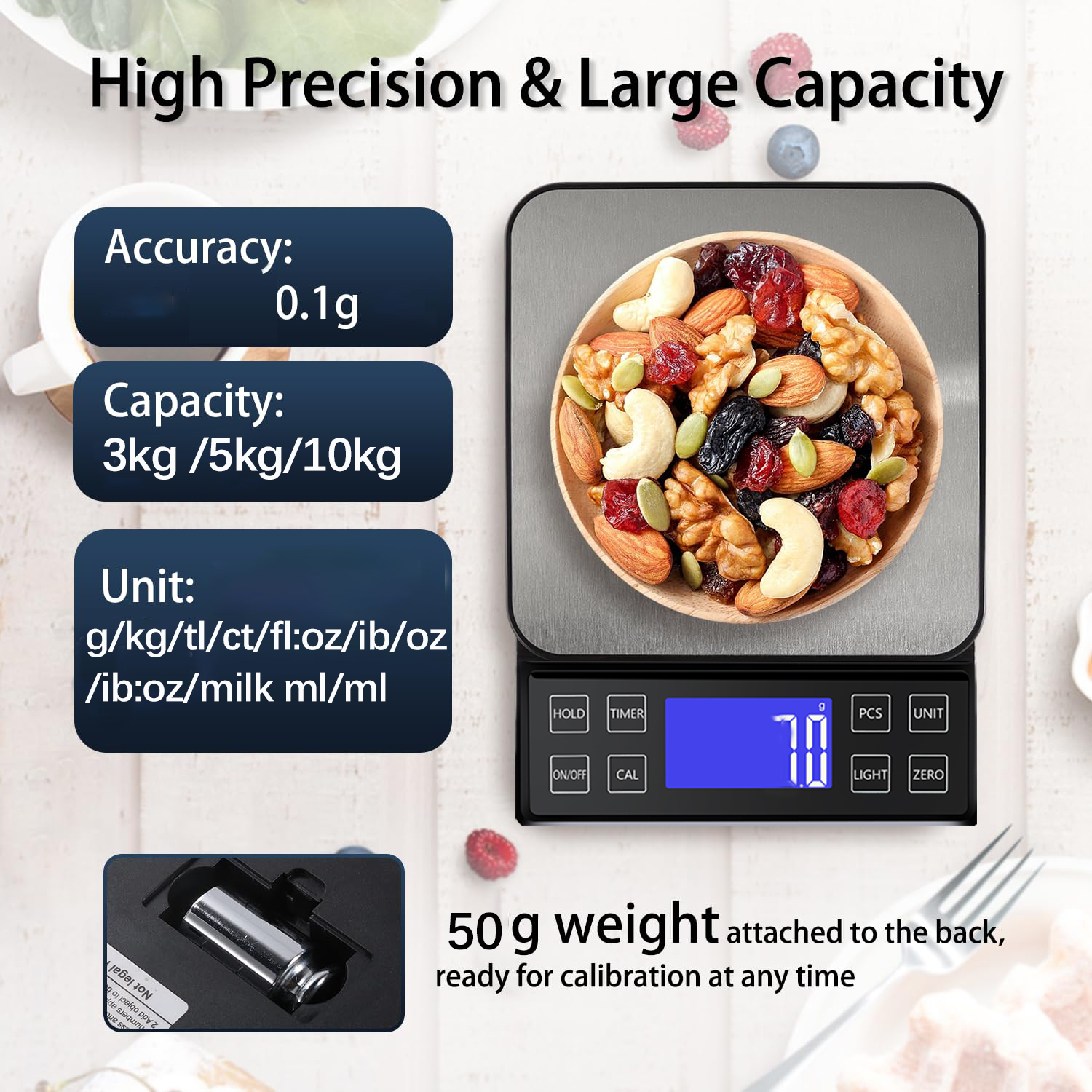 Digital Kitchen Scale 0.1g Hig - đánh giá và giá Kitchen Electronics Gadgets