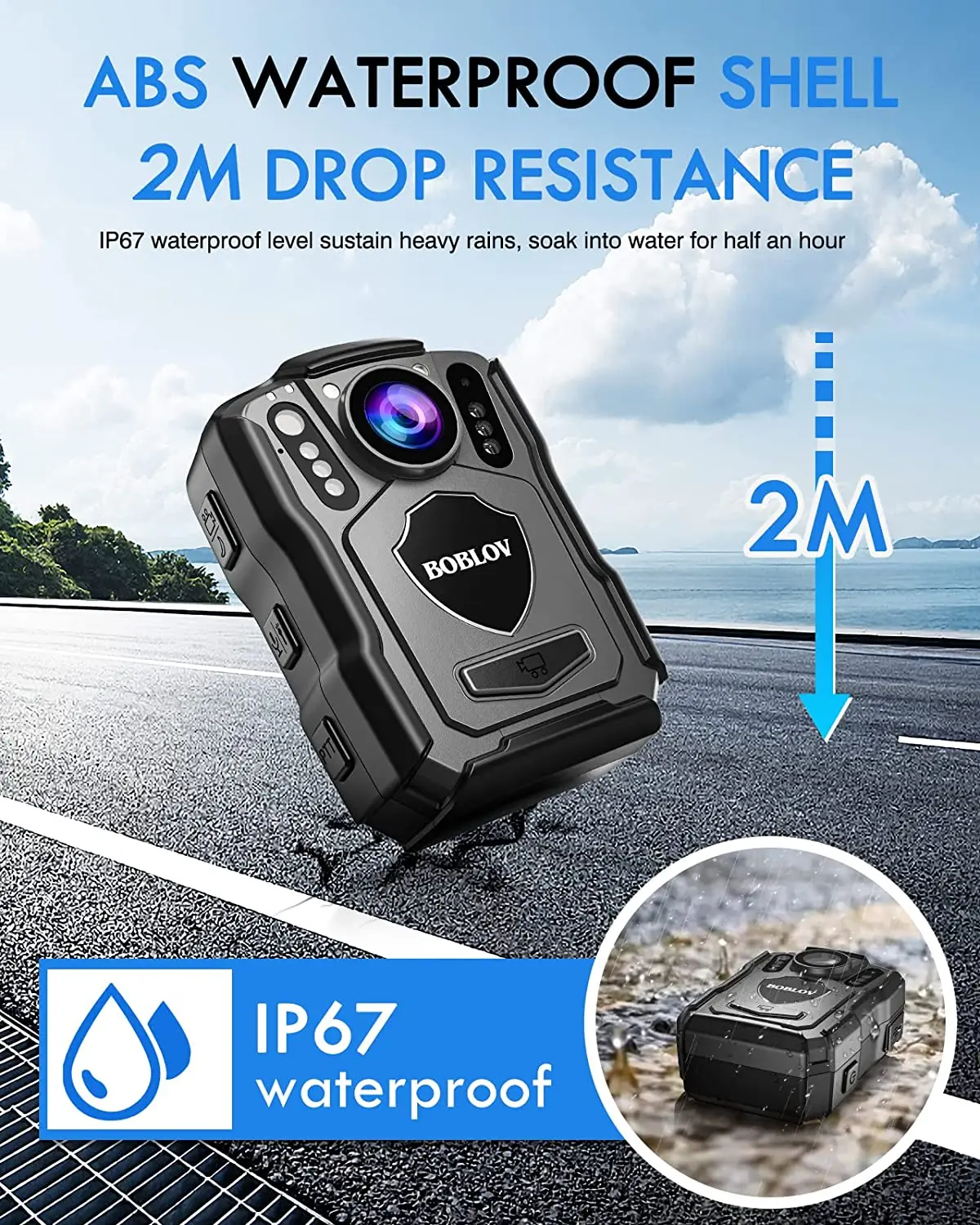 BOBLOV M5 Police Body Camera w - đánh giá và giá Compact Camera Mirrorless