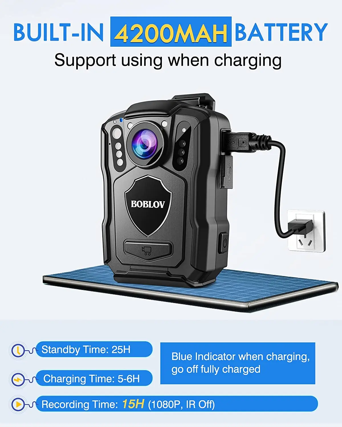 BOBLOV M5 Police Body Camera w - đánh giá và giá Compact Camera Mirrorless
