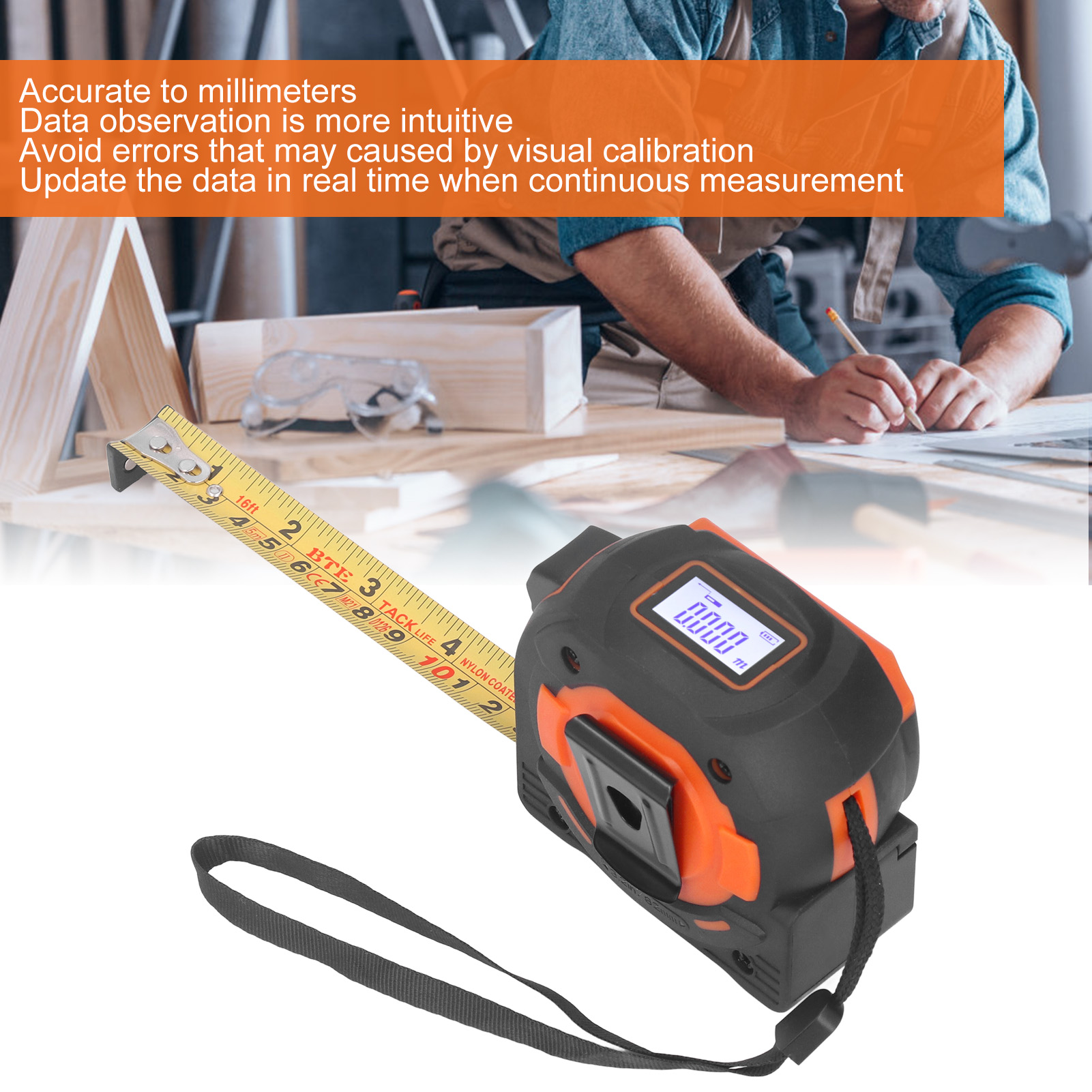 Laser Distance Tape Measure La - đánh giá và giá Laser Distance Measure