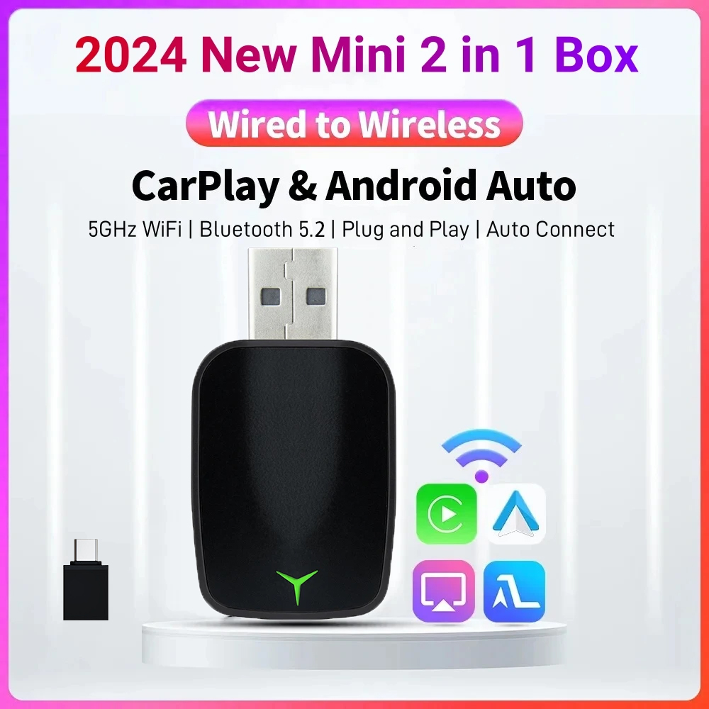 New Wired To Wireless Carplay  - đánh giá và giá Gadgets For Electronics